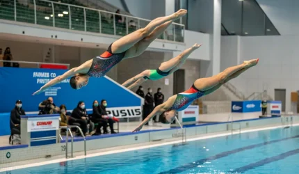 Прыжки в воду 2025: новые звёзды России и международные победы Прыжки в воду 2025: новые звёзды России и международные победы